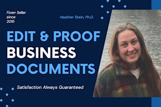 edit and proofread your business document