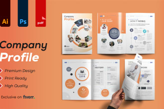 do company profile, magazine, booklet, catalog, menu design