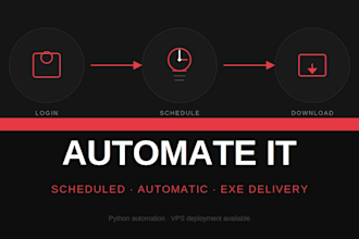 automate log ins for daily downloads