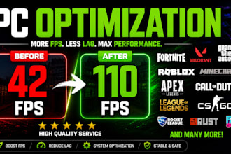 optimize, speed up, fix, overclock, clean up space and viruses on your PC