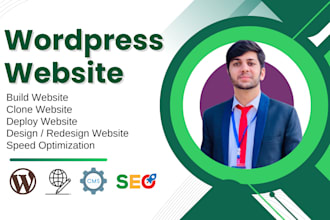 develop, design, fix and deploy wordpress website