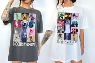 create a taylor swift eras tour poster with your pictures