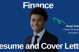 write your finance, consulting, or banking resume