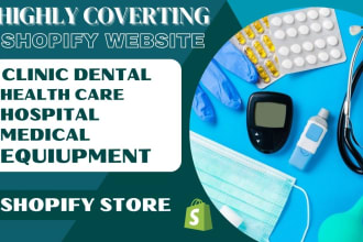 design clinic dental health care hospital medic medical equipment shopify store
