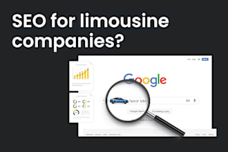 do SEO for limousine, chauffeur, black car service, limo airport transfer web