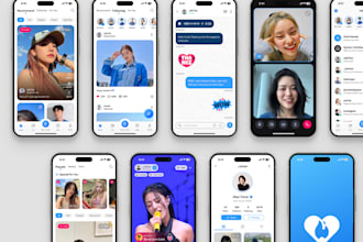 develop podcast app, live streaming app, video streaming app, social website