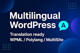 create a multilingual wordpress site for you