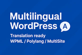 create a multilingual wordpress site for you