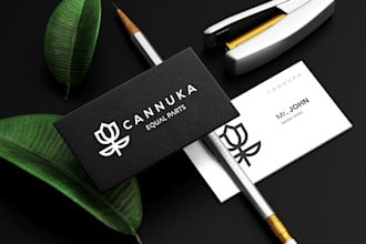 do highly modern minimalist and luxury business logo