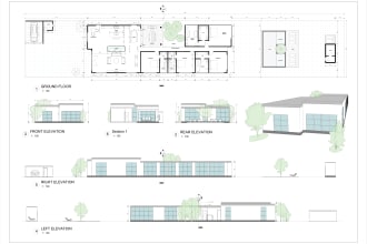 model your architectural concept or design in 2d 3d