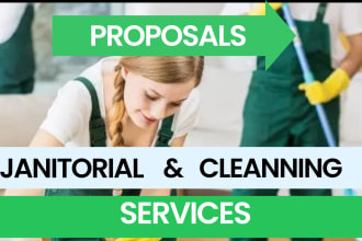 provide a pro janitorial cleaning proposal