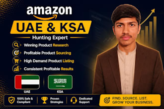 do amazon winning product research for uae and ksa market