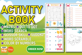 design kids worksheets and activities for school kids