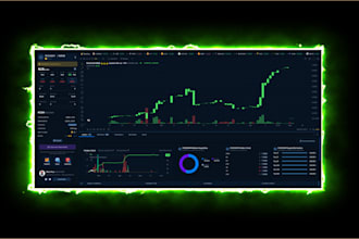make crypto token platform, web3 exchange and landing page