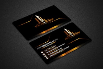 do creative luxury minimalist business card design