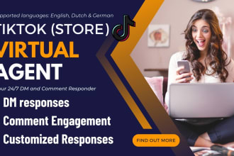 manage your tiktok dms, do dm marketing, and be your virtual assistant on tiktok