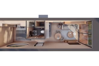 do 3d floor plan, sketchup model and interior design rendering