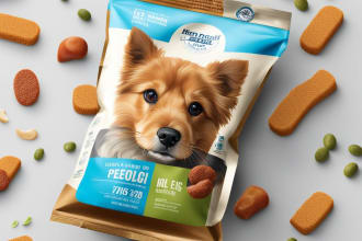 design dog food packaging, pouch and mylar bag