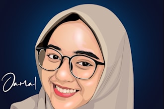 do a vector portrait for you