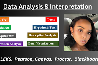 perform correlation, anova, regression, using spss and excel