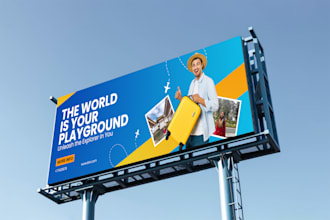 design creative rollup banner within 24 hours