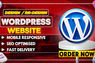 build a custom, responsive wordpress website design for you
