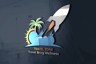 do unique camping, mountain, hunting, hiking, travel line art logo