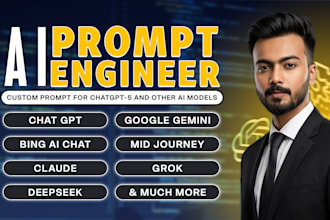 be your ai custom prompt writer for chatgpt, claude and openai