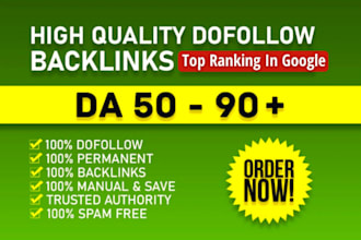 do SEO backlinks high quality and authority high da links