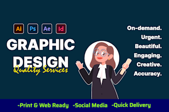 do graphic design, thumbnail, banner, poster, ads etc within 24hrs