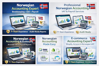 do cleanup corrections of norwegian accounts bookeeping reconciliations any year