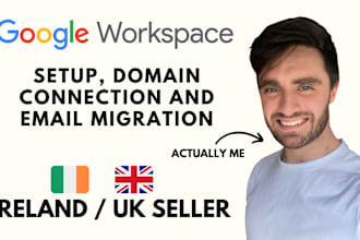 setup your google workspace, connect your domain and migrate all your emails
