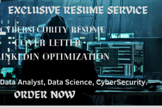 write an ats resume, technical and cybersecurity resume