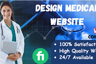 design medical and healthcare website