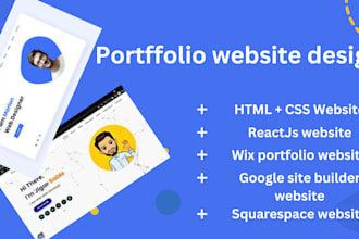 design a creative portfolio website to showcase your skills