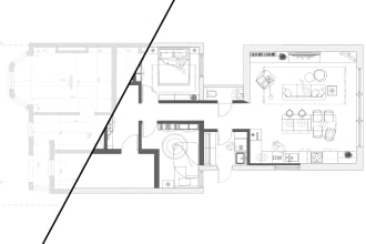 create professional 2d floorplan and space planning