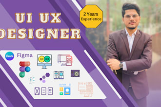 design modern and user friendly UI UX for mobile and website