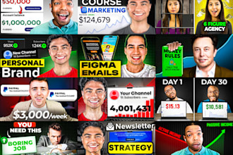 design finance and self improvement thumbnail for your youtube channel