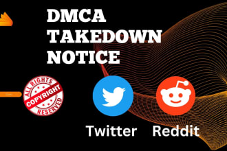 takedown infringement content over reddit and twitter under dmca