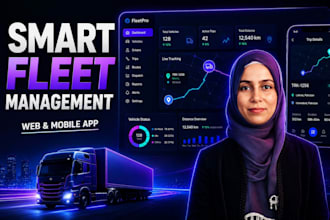 make fleet logistics ai web mobile application development