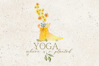 create professional gym, yoga, sports, fitness, warrior, and health logo