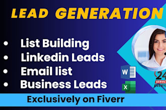 do b2b lead generation business leads list building linkedin leads expert