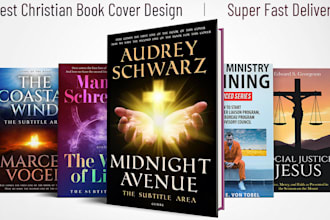 design stunning christian book covers, paperback covers, print covers