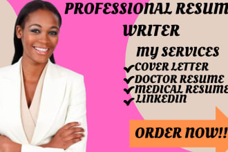 craft you medical resume, doctor resume, nursing resume, cover letter, linkedin