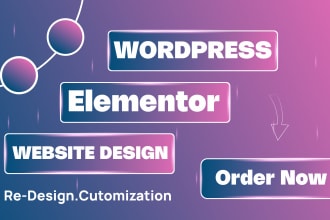 develop elementor landing page and redesign wordpress website with jet engine