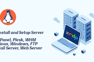 install and setup your server according to your requirements