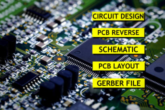 do reverse engineering and pcb schematic designing for you