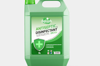 make creative and professional design for detergent labels