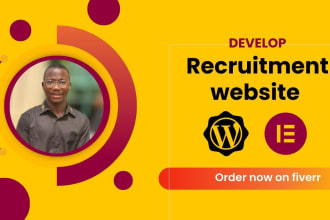 develop job board website, recruitment website, and job agency staff hiring