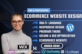 do hostinger bluehost godaddy ecommerce website, shopify, wix ecommerce website